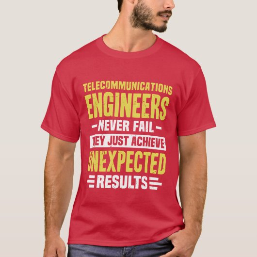 Telecommunicatie-ingenieur Engineering Grappige De T-shirt (Voorkant)