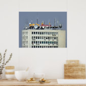 telecommunicatieantenne poster (Keuken)