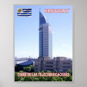 Telecommunicatietoren - Uruguay - Poster