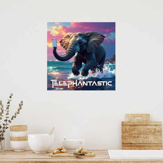 TELEFANTISCH POSTER (Keuken)