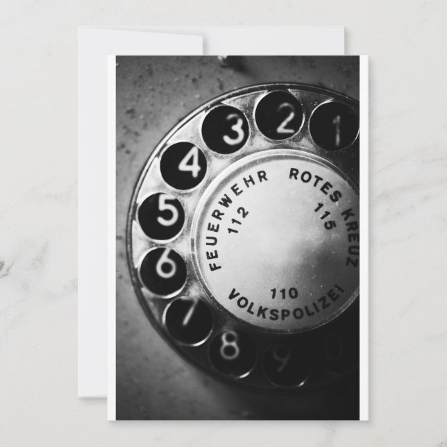 Telefon Wählscheibe (Voorkant)