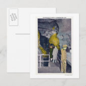 Telefonie aan het hoofd van het ondergrondse meer briefkaart (Voorkant / Achterkant)