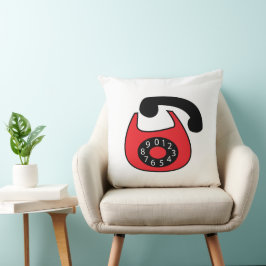 Telefonisch  Classic Red Kussen