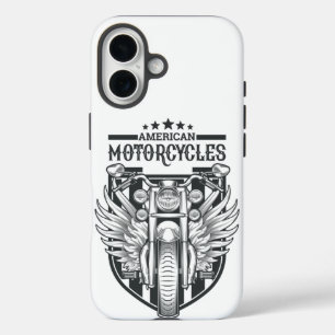 Telefonische "American Motocycle"-gevallen iPhone 16 Hoesje