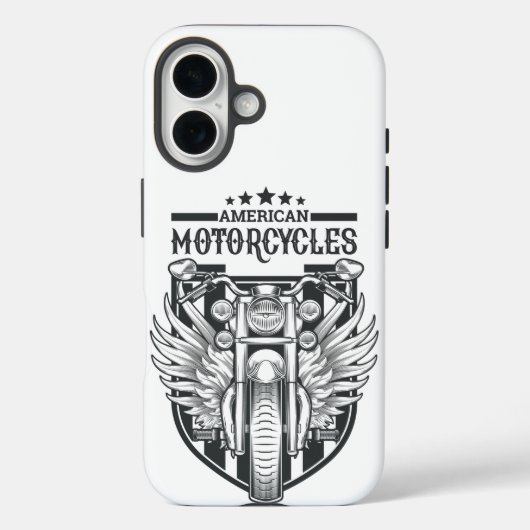 Telefonische "American Motocycle"-gevallen Case-Mate iPhone Case (Achterkant)