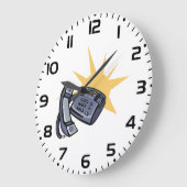 Telefonische communicatie grote klok (Hoek)