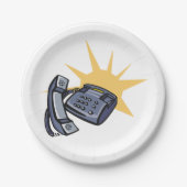 Telefonische communicatie papieren bordje (Voorkant)