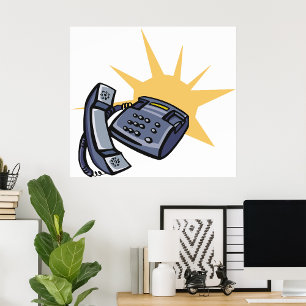 Telefonische communicatie poster