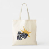 Telefonische communicatie tote bag (Achterkant)