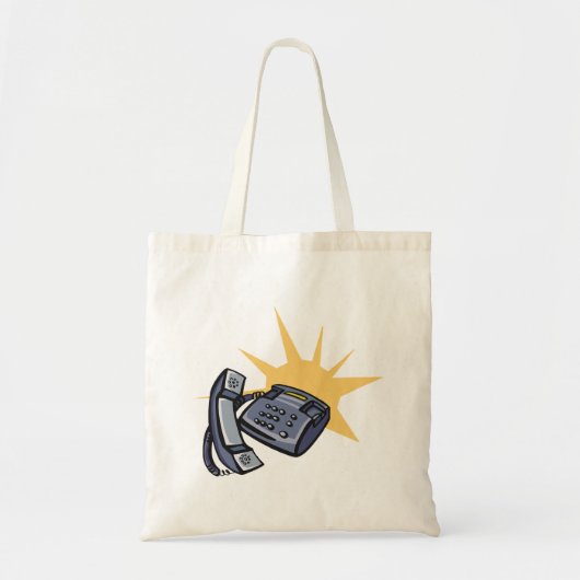 Telefonische communicatie tote bag (Voorkant)