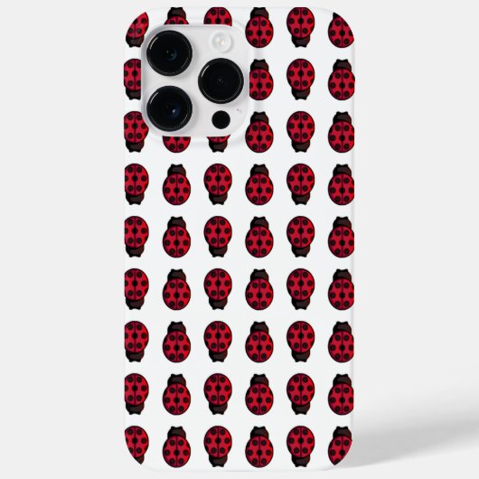 Telefonische draagtas van Ladybug Pattern Case-Mate iPhone Case (Achterkant)