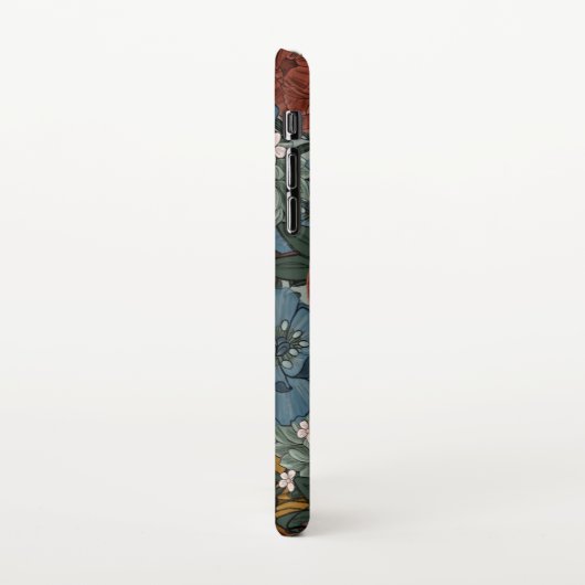 Telefonische koffiezaak Koffee Bean Florals iPhone Hoesje (Linkerkant)