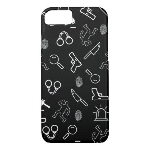 Telefonische kwestie True Crime Lover iPhone 8/7 Hoesje