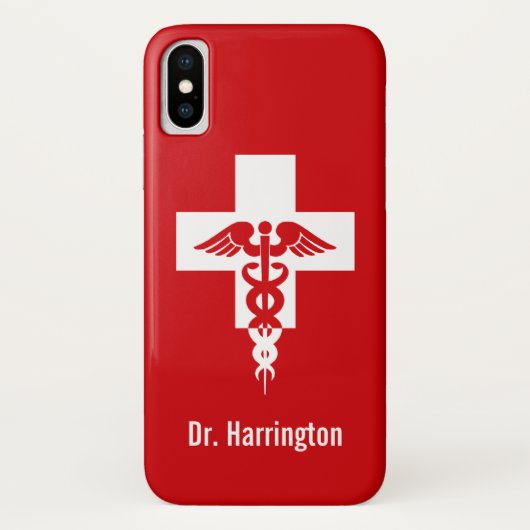 Telefonische medische Professionele Aangepaste Naa Case-Mate iPhone Case (Achterkant)