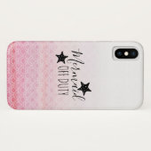 Telefonische Waterverf Mermaid Off Duty Pink Case-Mate iPhone Case (Achterkant (horizontaal))