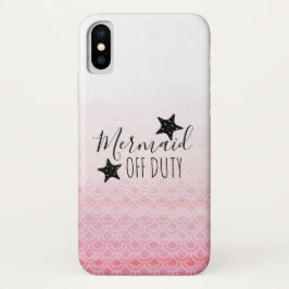 Telefonische Waterverf Mermaid Off Duty Pink Case-Mate iPhone Case