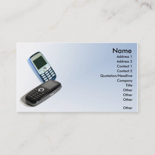 Telefoon4 Visitekaartje (Voorkant)
