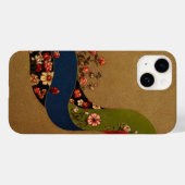 Telefoon 14 Hoesje  Bloempatroon – Elegant (Achterkant (horizontaal))