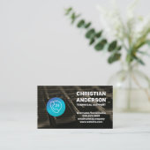 Telefoon 24-pictogram | technische dienst visitekaartje (Staand voorkant)