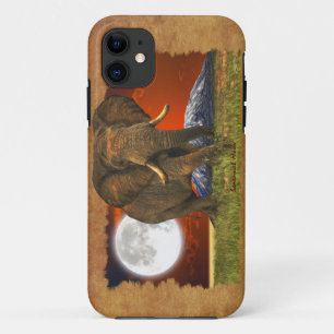 Telefoon Afrikaanse olifant & maan II-cel draagtas Case-Mate iPhone Case