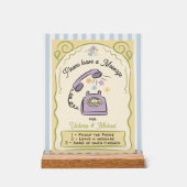 Telefoon Bericht teken voor bruiloft vrijgezellenf Acryl Bord (Voorkant)