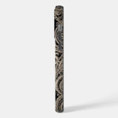 Telefoon Bone Scrimshaw Dolphin iPhone Hoesje (Linkerkant)