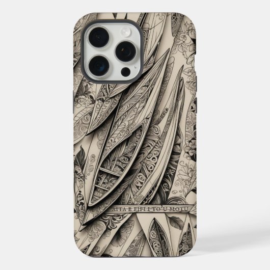 Telefoon Bone Scrimshaw kano's iPhone Hoesje (Achterkant)