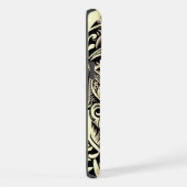 Telefoon Bone Scrimshaw Tiki iPhone Case Hoesje (Rechterkant)