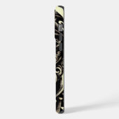 Telefoon Bone Scrimshaw Tiki iPhone Case iPhone Hoesje (Linkerkant)