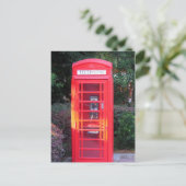 Telefoon Booth Briefkaart (Staand voorkant)