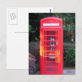 Telefoon Booth Briefkaart (Voorkant / Achterkant)