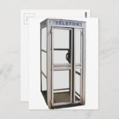 Telefoon Booth Briefkaart (Voorkant / Achterkant)