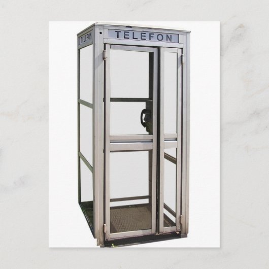 Telefoon Booth Briefkaart (Voorkant)