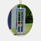 Telefoon Booth Keramisch Ornament (Rechts)