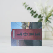 Telefoon Booth LOVEworks Sign Briefkaart (Staand voorkant)