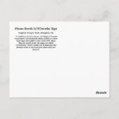 Telefoon Booth LOVEworks Sign Briefkaart (Achterkant)