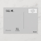 TELEFOON BRIEFKAART (Achterkant)