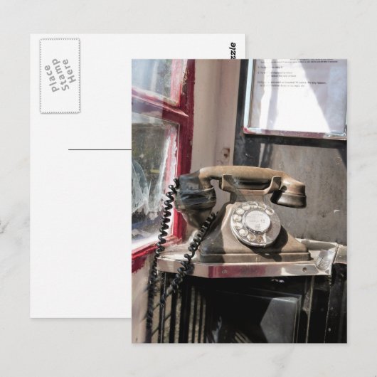 TELEFOON BRIEFKAART (Voorkant / Achterkant)