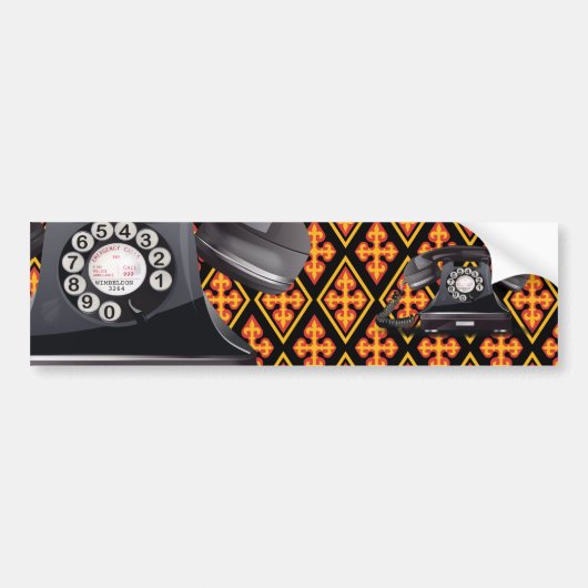 Telefoon Bumpersticker (Voorkant)