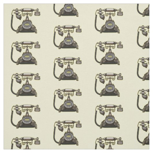 Telefoon cartoon illustratie stof (Swatch)
