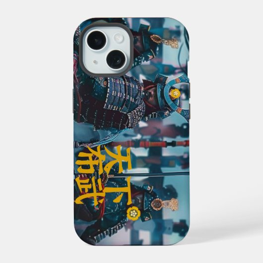 Telefoon Case Samurai Art Oda Nobunaga armor ninja iPhone 15 Case (Achterkant)