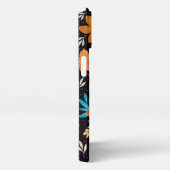 Telefoon Case vol bloemen en zelfverzekerde mindse iPhone Hoesje (Rechterkant)