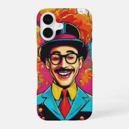 Telefoon CaseiPhone 16 Slim Fit Design met Pee Wee iPhone 16 Hoesje