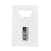 Telefoon cel Retro Creditkaart Flessenopener (Achterkant)