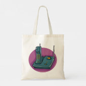 Telefoon en antwoordapparaat Canvas tas (Achterkant)