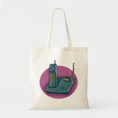 Telefoon en antwoordapparaat Canvas tas (Voorkant)