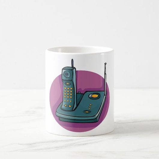 Telefoon en antwoordapparaat Mok