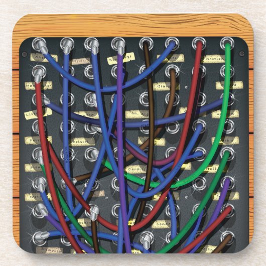 Telefoon Exchange Drankjes Onderzetter (Voorkant)