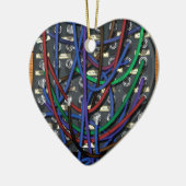 Telefoon Exchange Keramisch Ornament (Links)