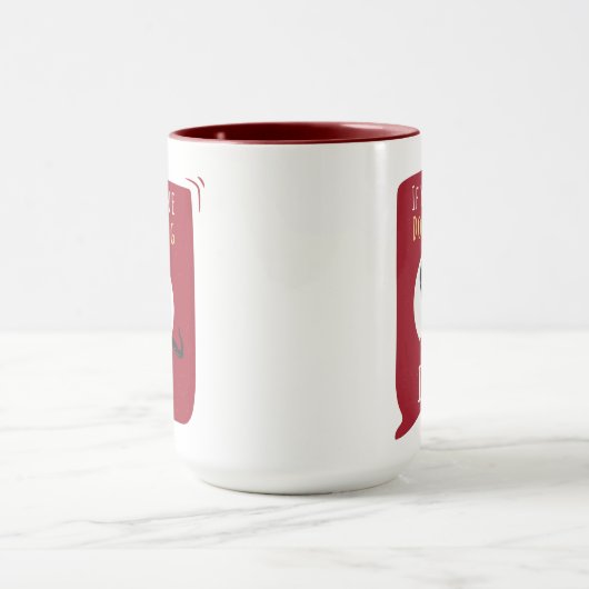 Telefoon gaat niet, ik ben sarcastisch mok (Midden)